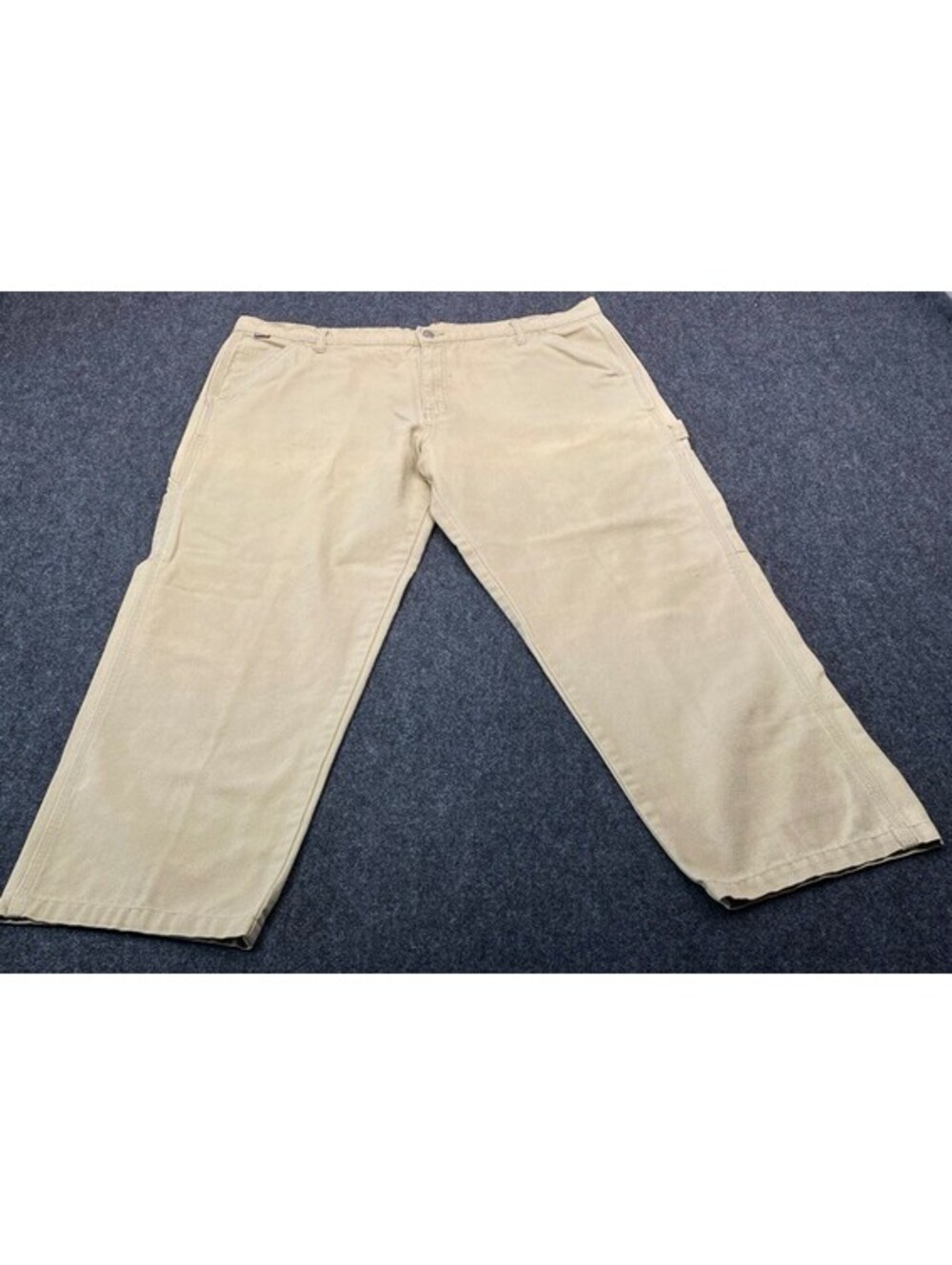 Craftsman Workwear Carpenter Pants Utility Canvas Straight Leg Beige Men's 44x30